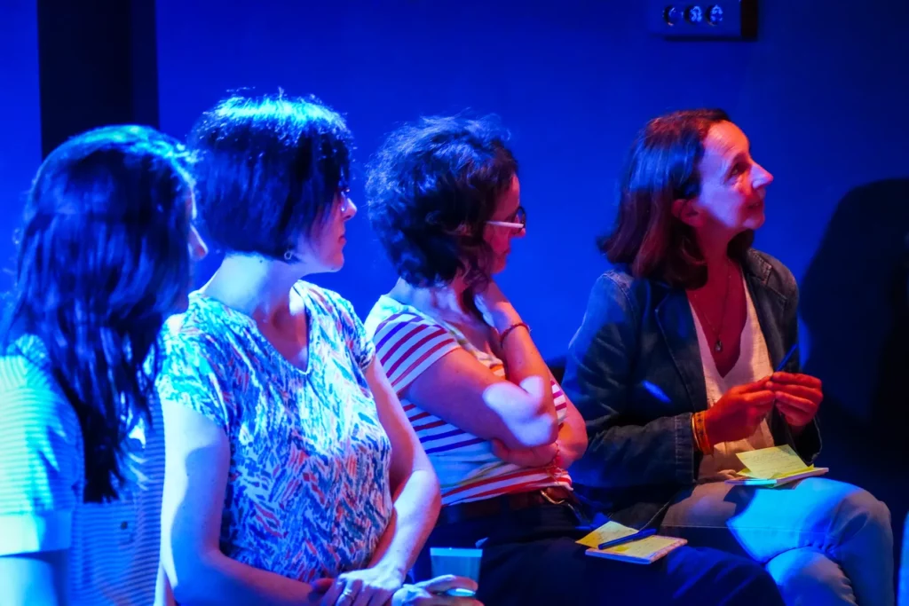 atelier d'improvisation dans le cadre d'un coaching en reconversion professionnelle : donner la voix à sa vie future
